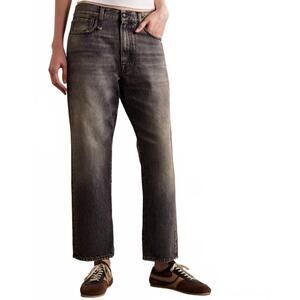 NEW R13 mid-rise boyfriend jeans in leyton black